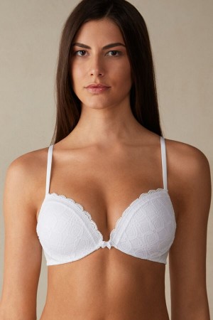 Intimissimi Silvia Push-up Bra In Blonder Hvite | SN-ITMSM56754