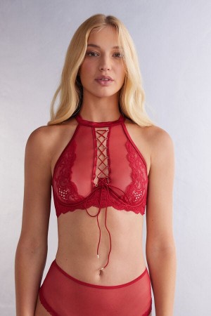 Intimissimi Sinful Fantasies Bra Top Rød | SN-ITMSM56874