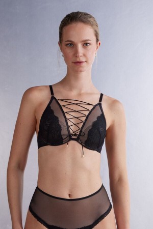 Intimissimi Sinful Fantasies Elena Balconette Bra Svarte | SN-ITMSM56893