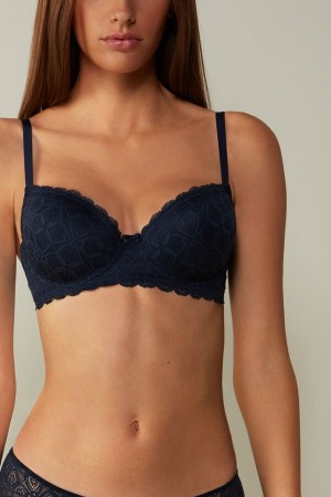 Intimissimi Sofia Balconette Bra In Blonder Blå | SN-ITMSM56438
