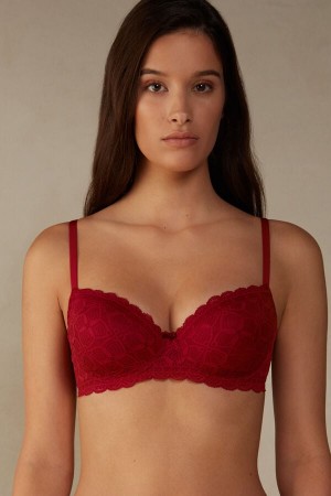 Intimissimi Sofia Balconette Bra In Blonder Rød | SN-ITMSM57243