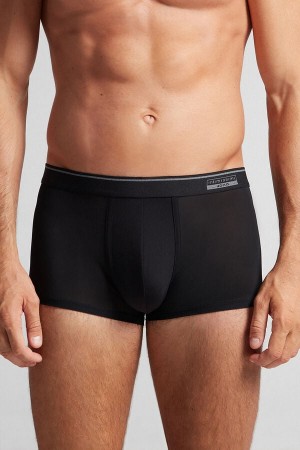 Intimissimi Super Fresh Micro-mesh Boxers Svarte | SN-ITMSM58476
