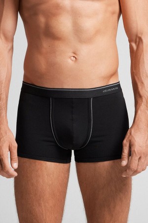 Intimissimi Supima® Bomull Boxers Svarte | SN-ITMSM58478
