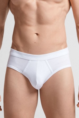 Intimissimi Supima® Bomull Briefs Hvite | SN-ITMSM58539