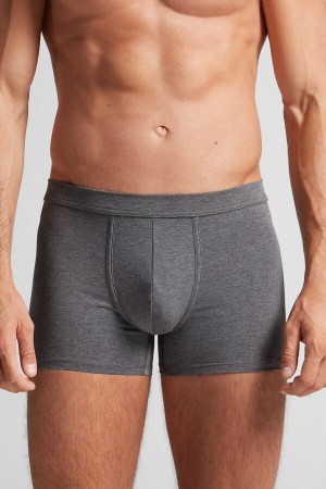 Intimissimi Supima® Bomull Loose Fit Boxers Mørke Grå | SN-ITMSM58509