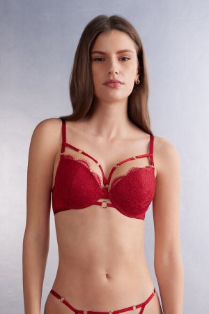 Intimissimi The Game Of Seduction Simona Push-up Bra Rød | SN-ITMSM56805