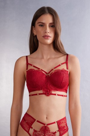 Intimissimi The Game Of Seduction Sofia Balconette Bustier Rød | SN-ITMSM56597