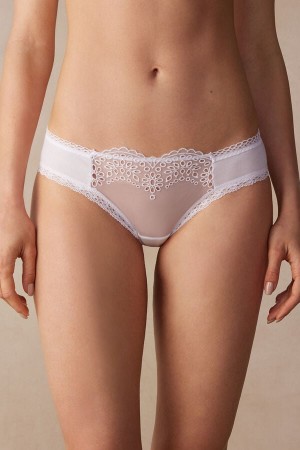 Intimissimi Timeless Simplicity Bomull Panties Hvite | SN-ITMSM57583