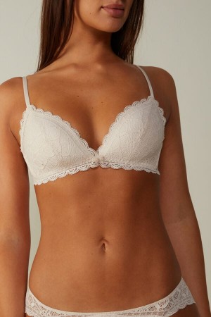 Intimissimi Tiziana Triangle Bra In Blonder Beige | SN-ITMSM56641