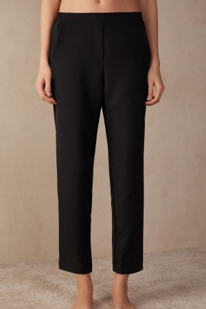 Intimissimi Trousers With Pockets Svarte | SN-ITMSM58186