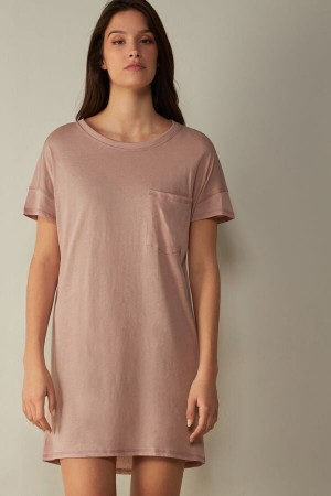 Intimissimi Ultrafresh Supima® Bomull Nightdress Rosa | SN-ITMSM58400