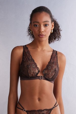 Intimissimi Vinter Shades Balconette Bra Brune | SN-ITMSM56580