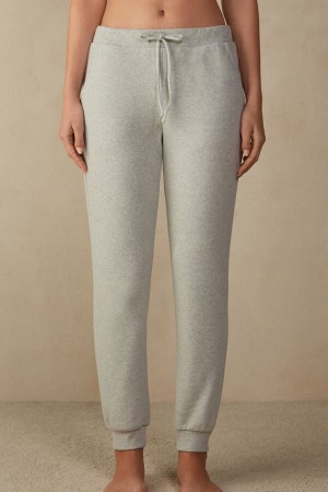 Intimissimi Warm Cuddles Full Length Cuffed Pants Grå | SN-ITMSM58223