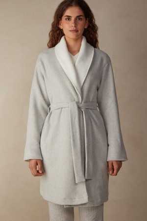Intimissimi Warm Cuddles Robe Grå | SN-ITMSM58426
