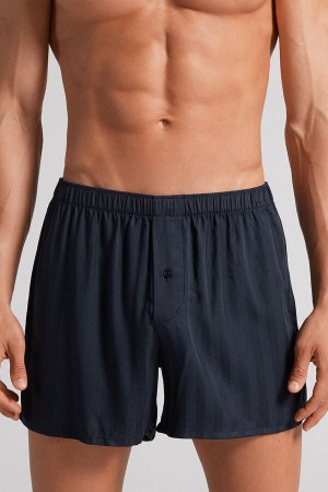 Intimissimi Woven Modal Boxers Blå | SN-ITMSM58483